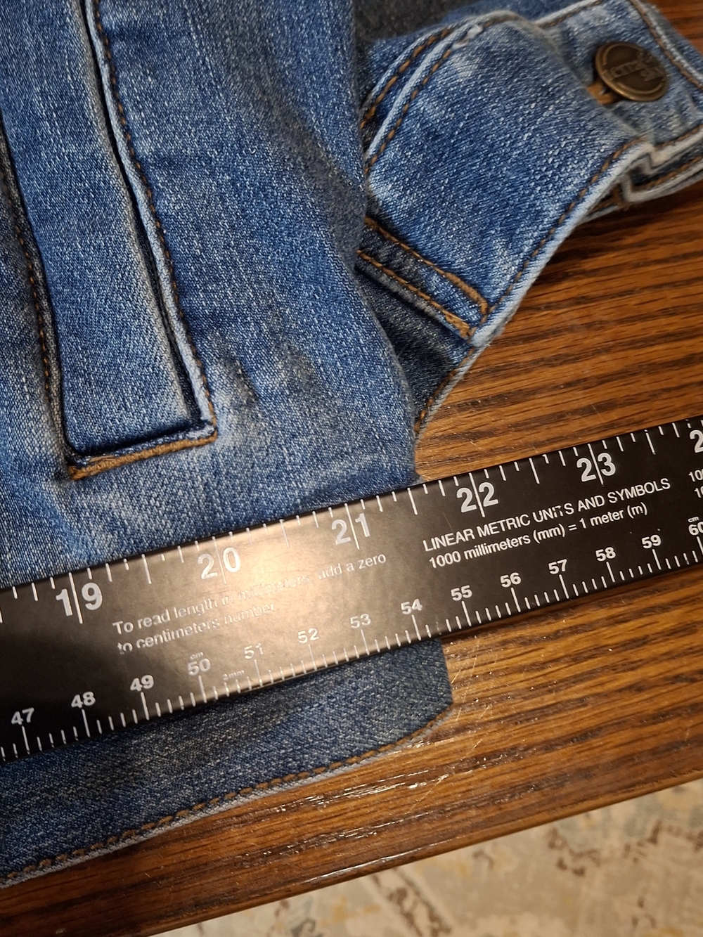 Terra & Sky Light Blue Denim Jacket - Plus - Picture 14 of 15